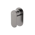 Empire Slim Wall Mixer, Oval Plate, Gun Metal fienza