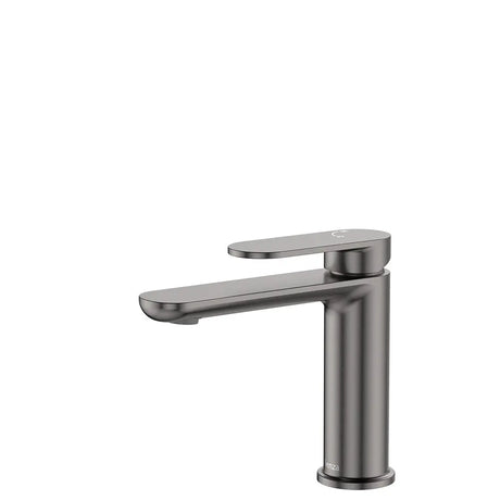 Empire Slim Cold Start Basin Mixer, Gun Metal fienza