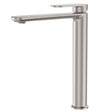 Empire Slim Cold Start Tall Basin Mixer, Brushed Nickel fienza