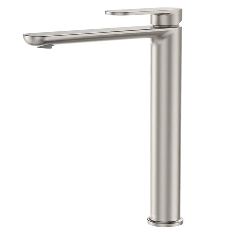 Empire Slim Cold Start Tall Basin Mixer, Brushed Nickel fienza