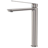 Empire Care Cold Start Tall Basin Mixer, Brushed Nickel fienza