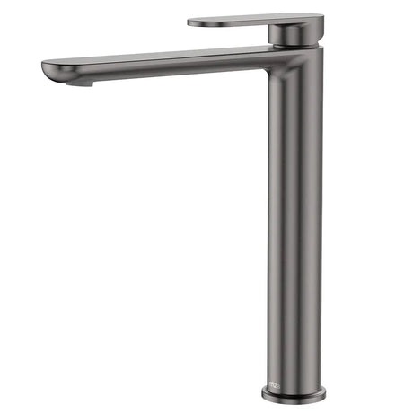 Empire Slim Cold Start Tall Basin Mixer, Gun Metal fienza