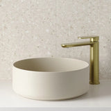 Empire Slim Cold Start Medium Basin Mixer, Urban Brass fienza