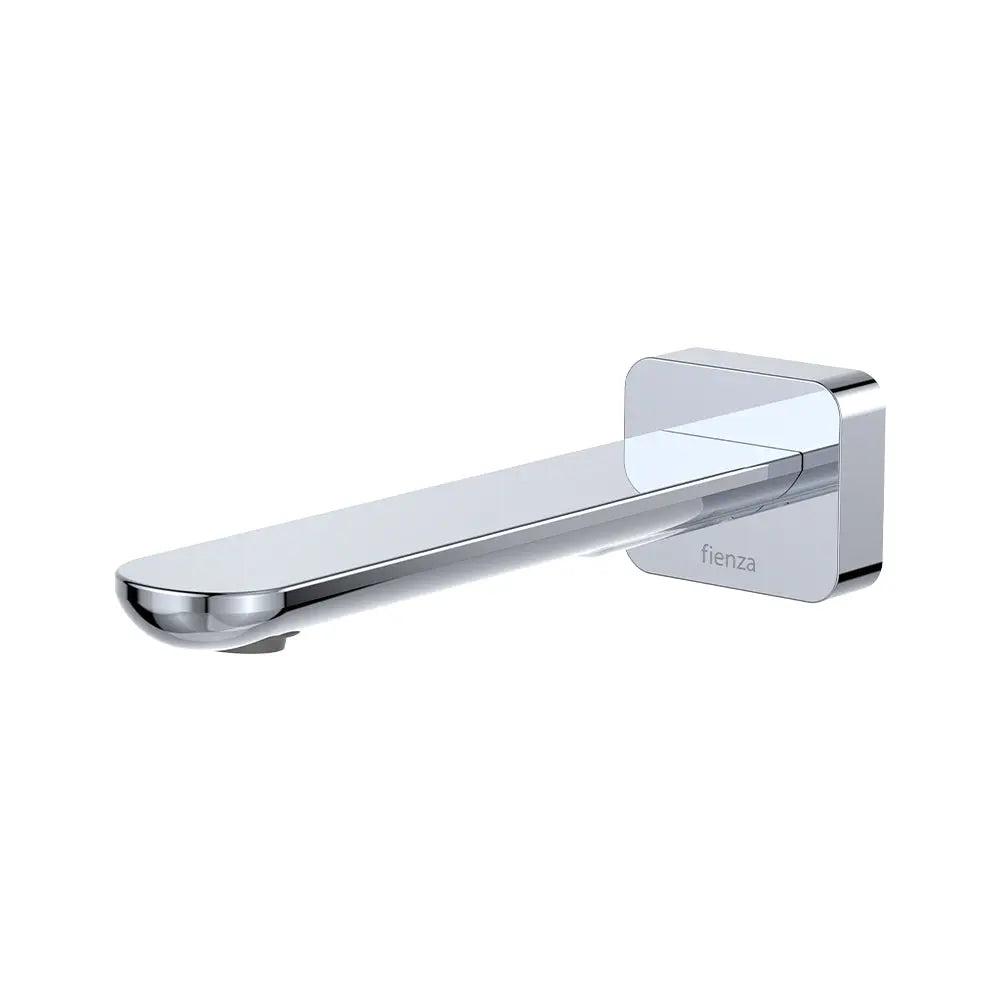 Empire Slim Basin/Bath Outlet, Square Plate, 180mm, Chrome fienza