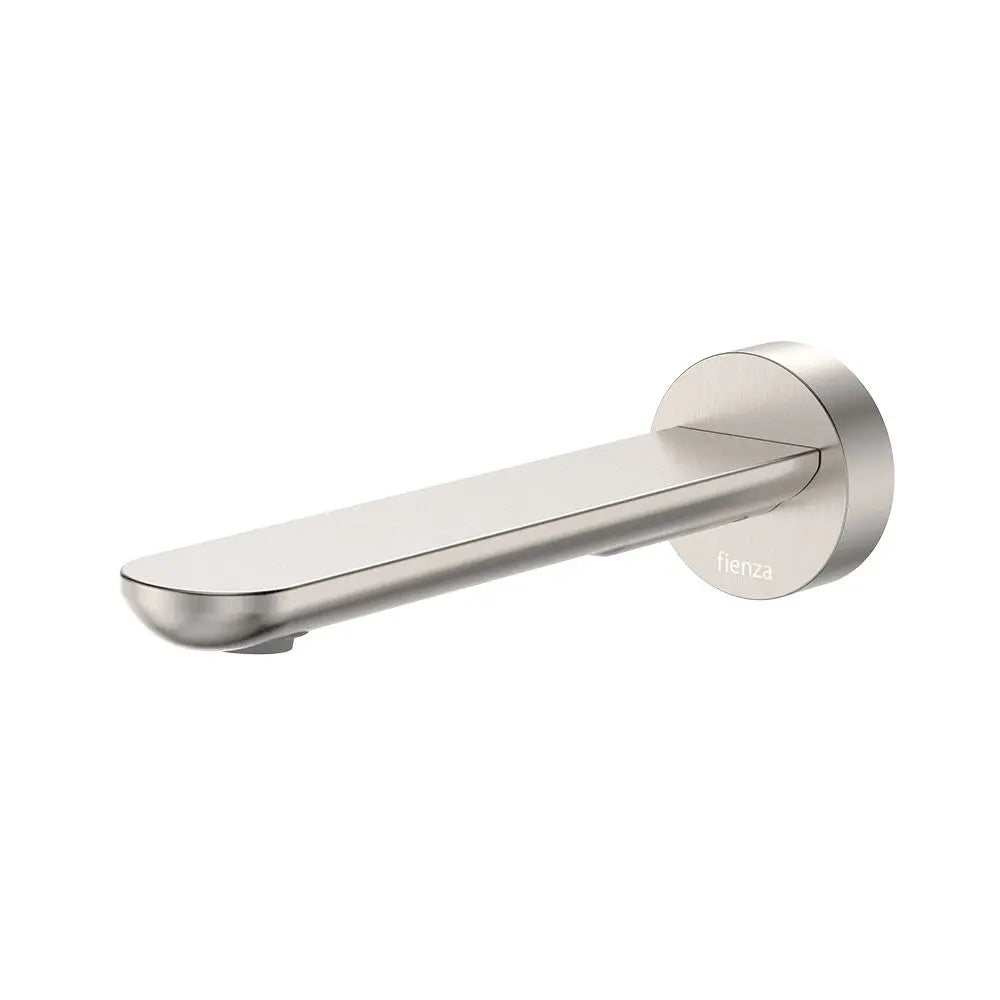 Empire Slim Basin/Bath Outlet, Round Plate, 180mm, Brushed Nickel fienza