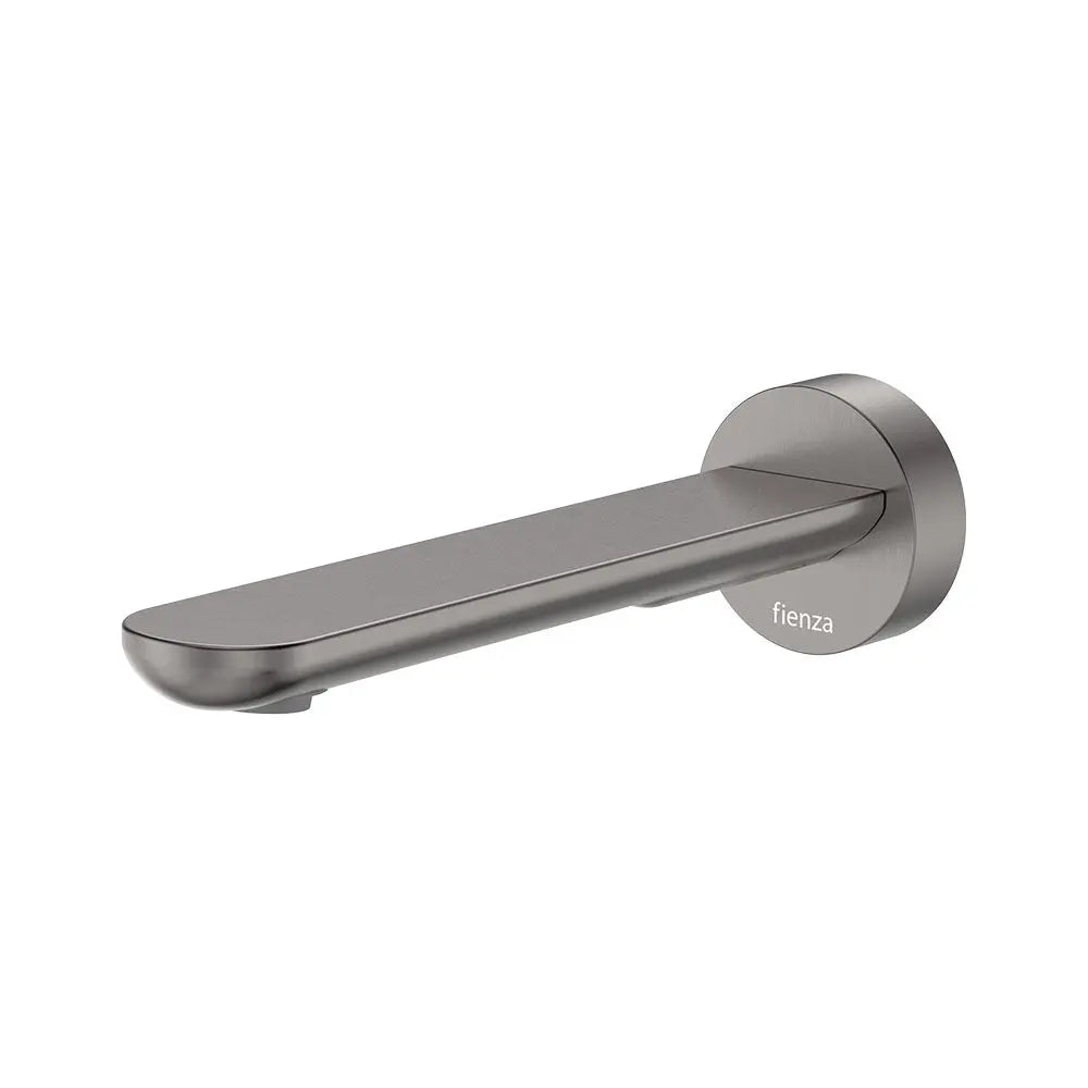 Empire Slim Basin/Bath Outlet, Round Plate, 180mm, Gun Metal fienza