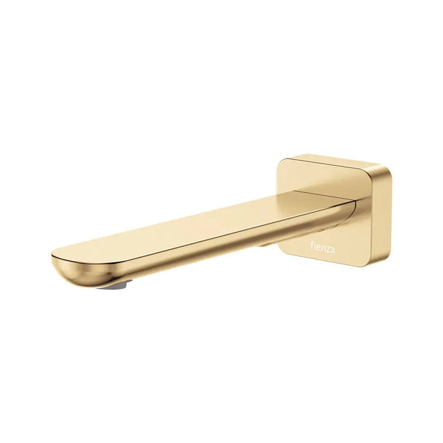 Empire Slim Basin/Bath Outlet, Square Plate, 180mm, Urban Brass fienza