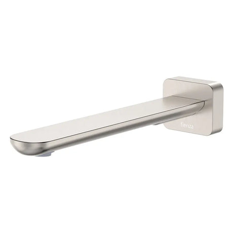 Empire Slim Basin/Bath Outlet, Square Plate, 220mm, Brushed Nickel fienza