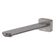 Empire Slim Basin/Bath Outlet, Square Plate, 220mm, Gun Metal fienza