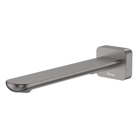 Empire Slim Basin/Bath Outlet, Square Plate, 220mm, Gun Metal fienza