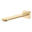 Empire Slim Basin/Bath Outlet, Square Plate, 220mm, Urban Brass fienza