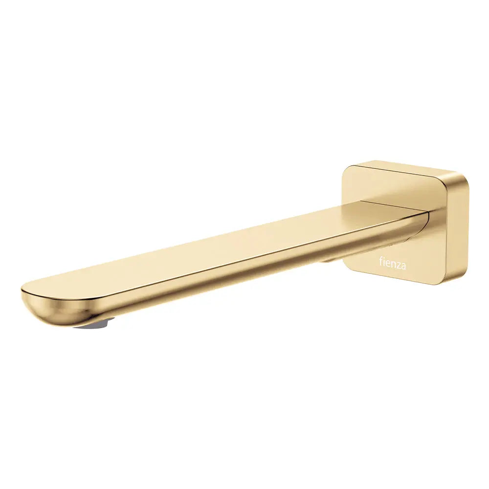 Empire Slim Basin/Bath Outlet, Square Plate, 220mm, Urban Brass fienza