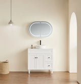 Olivia LED Mirror Cabinet 900X600X155mm Poseidonbk