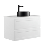 Fremantle PVC Wall Hung Cabinet Vanity 900mm (Matte White) Poseidon
