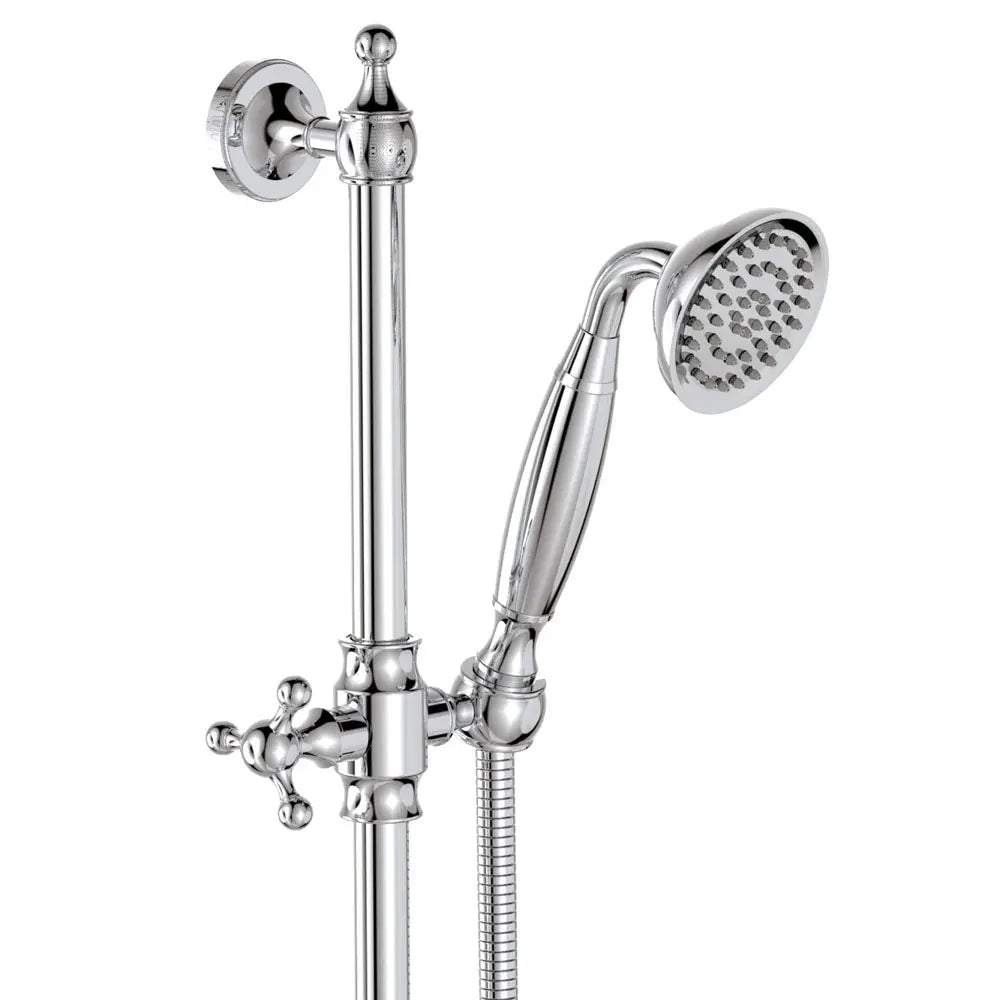Lillian Rail Shower Set, Chrome fienza