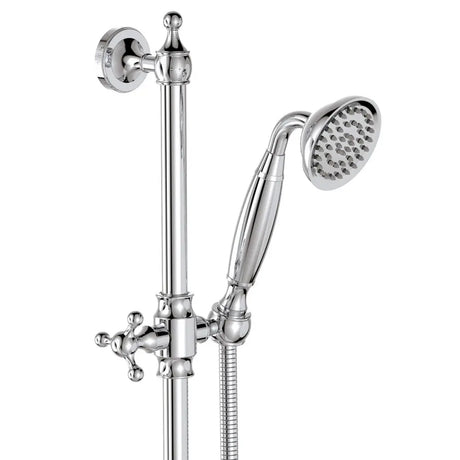 Lillian Rail Shower Set, Chrome fienza
