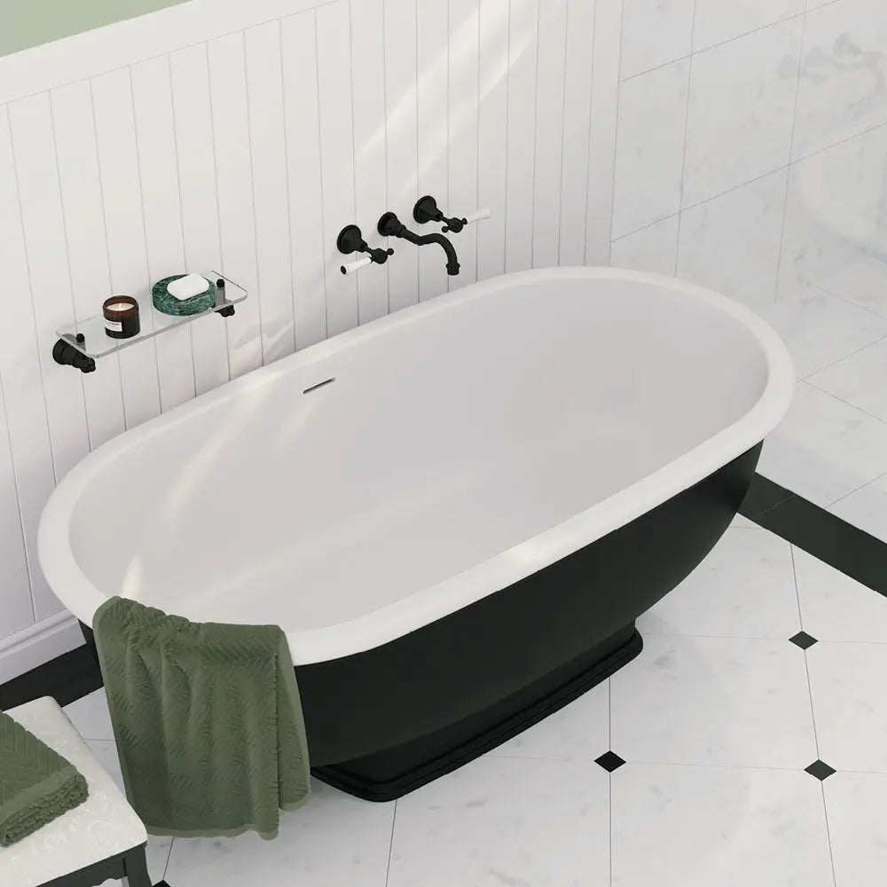 Lillian Basin/Bath Outlet, Matte Black fienza