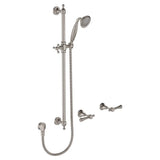Lillian Lever Rail Shower Set, Brushed Nickel fienza