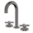 Kaya Round Hob Set, Cross Taps, Gun Metal fienza