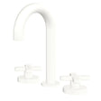 Kaya Round Hob Set, Cross Taps, Matte White fienza