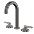 Kaya Round Hob Set, Lever Taps, Gun Metal fienza