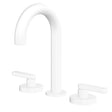 Kaya Round Hob Set, Lever Taps, Matte White fienza