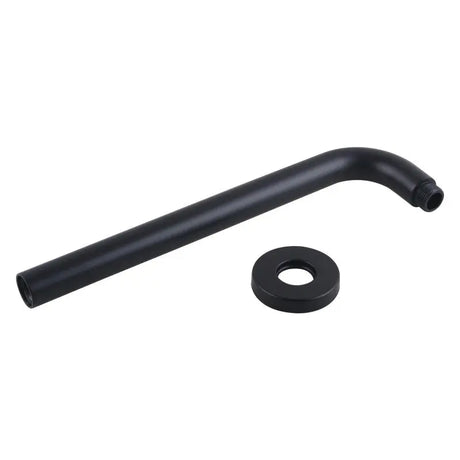 400mm Black Wall Shower Arm Aquaperla