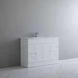ACACIA SHAKER PVC Floor Vanity 1500 (Single/Double Bowl) Poseidon