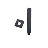 200mm Black Ceiling Shower Arm Aquaperla