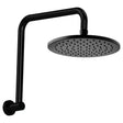 Hustle Round Gooseneck Shower Arm Set, Matte Black fienza