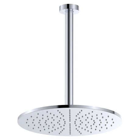 Empire Slim Ceiling Shower 300mm Head, 350mm Drop, Chrome fienza
