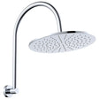Empire Slim Curved Shower Arm Set, Chrome fienza