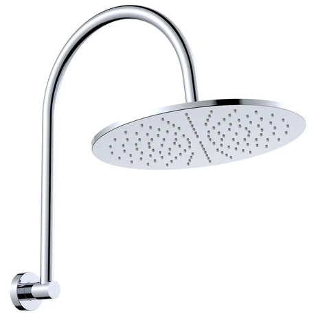 Empire Slim Curved Shower Arm Set, Chrome fienza