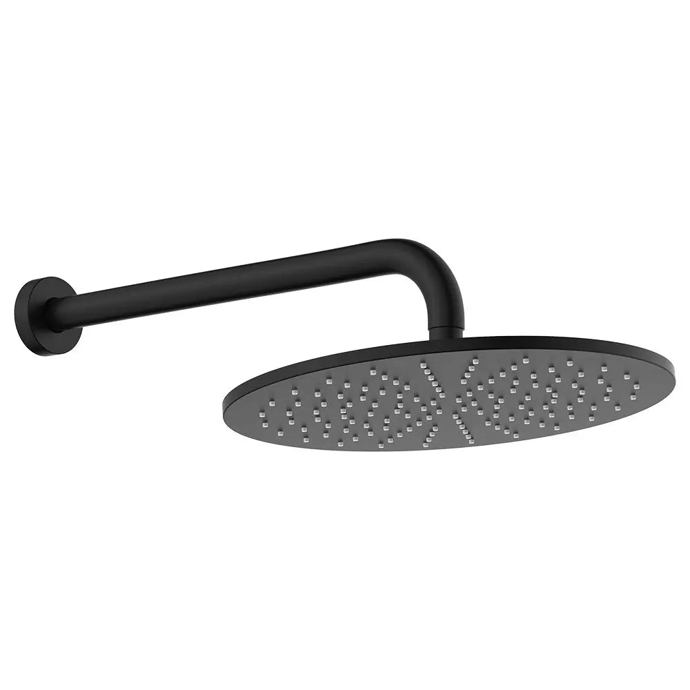 Empire Slim Shower Arm Set, Matte Black fienza