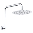 Kaya Gooseneck Shower Arm Set, Chrome fienza