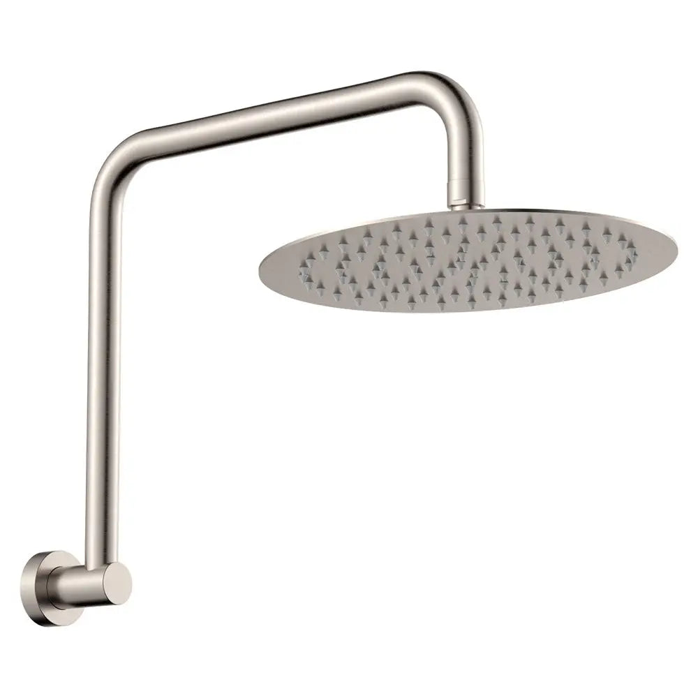 Kaya Gooseneck Shower Arm Set, Brushed Nickel fienza