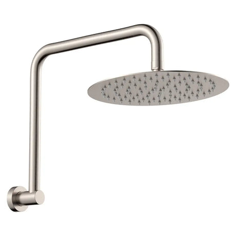 Kaya Gooseneck Shower Arm Set, Brushed Nickel fienza