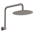 Kaya Gooseneck Shower Arm Set, Gun Metal fienza