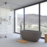 Kaya Shower Head, 250mm, Gun Metal fienza