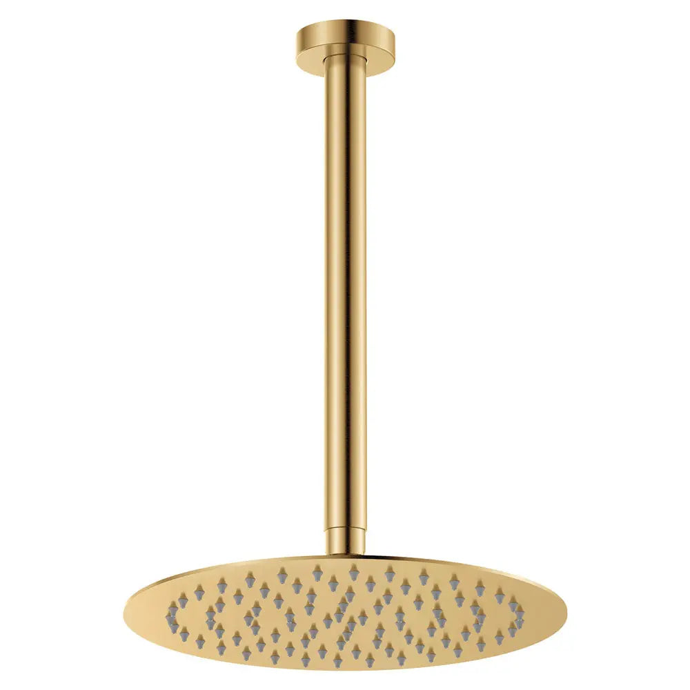 Kaya Ceiling Shower 250mm Head, 350mm Drop, Urban Brass fienza