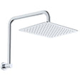 Tono Gooseneck Shower Arm Set, Chrome fienza