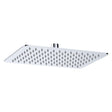 Koko Rectangular Shower Head, Chrome fienza