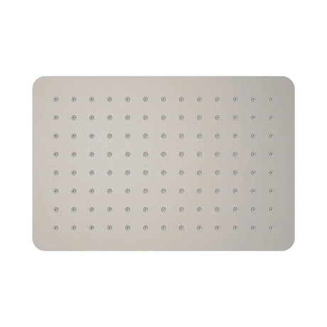 Koko Rectangular Shower Head, Brushed Nickel fienza