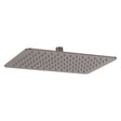 Koko Rectangular Shower Head, Gun Metal fienza