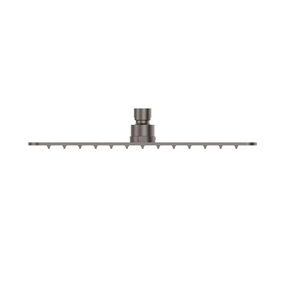 Koko Rectangular Shower Head, Gun Metal fienza