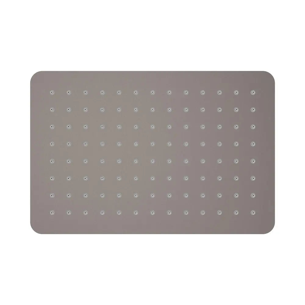Koko Rectangular Shower Head, Gun Metal fienza