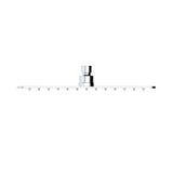 Koko Rectangular Shower Head, Chrome fienza