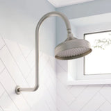 Lillian Wall Arm Shower Set, Brushed Nickel fienza