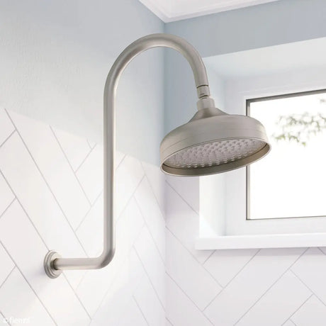 Lillian Wall Arm Shower Set, Brushed Nickel fienza