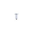 Square Chrome Ceiling Dropper, 100mm fienza